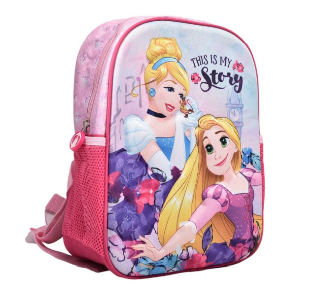 Morral Escolar Cenicienta y Rapunzel Pequeño