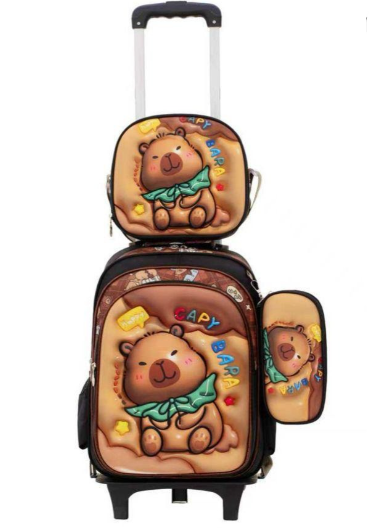 Morral Escolar Capybara Moño