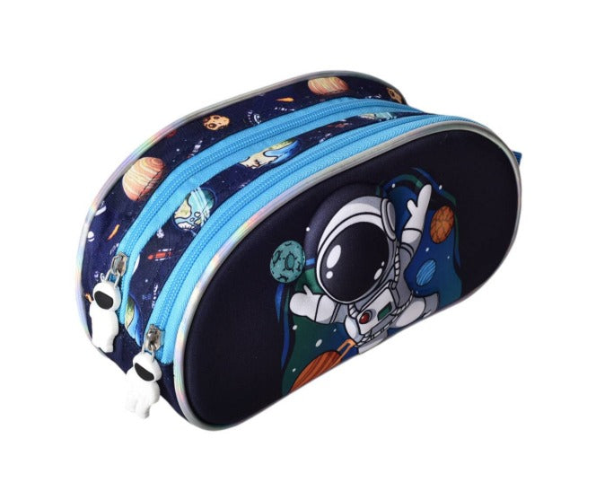 Cartuchera Escolar Dinosaurios Astronauta