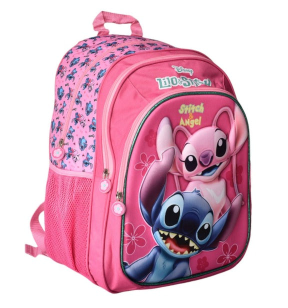 Morral Escolar Stitch Y Angel