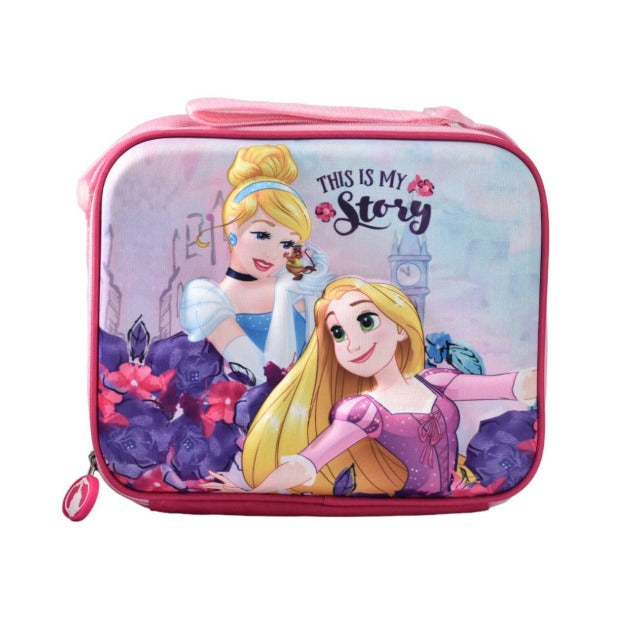 Lonchera  Escolar Cenicienta y Rapunzel