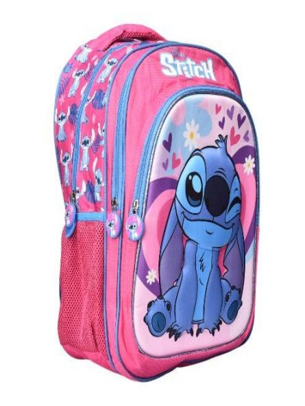 Morral Escolar Stitch Corazón Grande