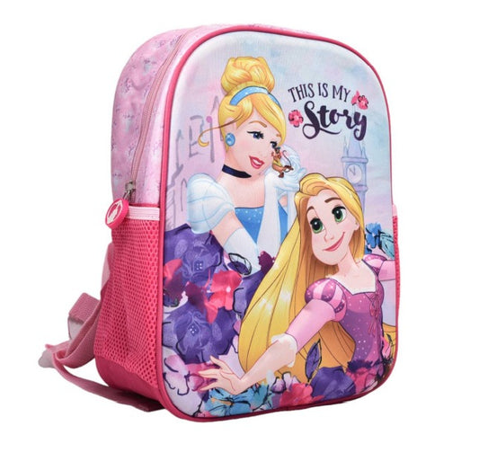 Morral Escolar Cenicienta y Rapunzel Pequeño