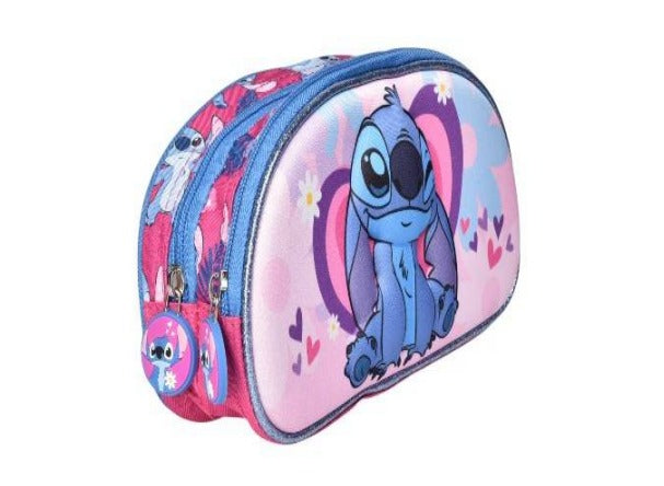 Cartuchera Escolar Stitch Corazón
