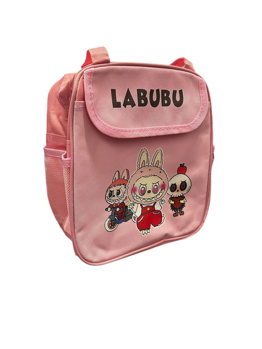 Lonchera Escolar Labubu Rosa