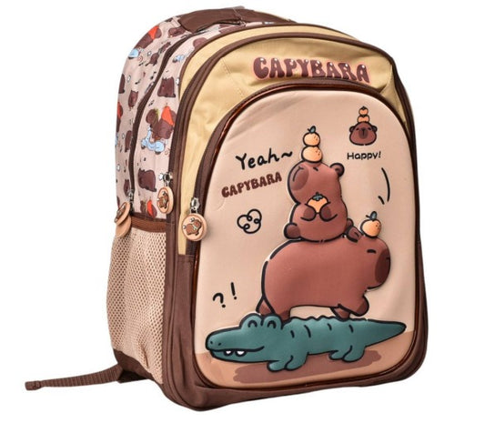 Morral Escolar Capybara Grande