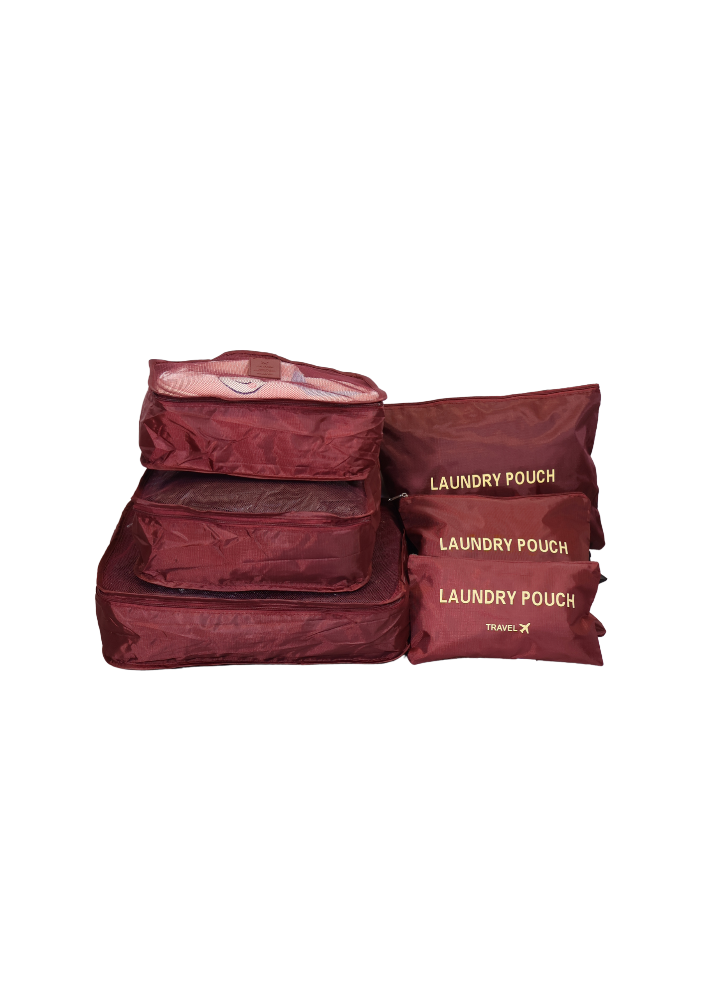 Pack Organizadores de Viaje Azul Cielo (6 piezas)