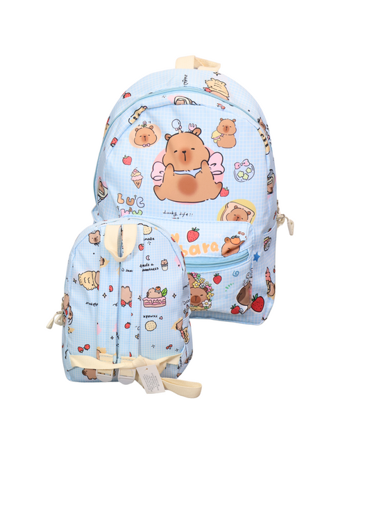 Morral Infantil Capybara + Monedero Estilo 2