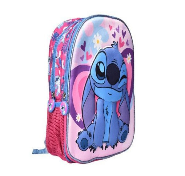 Morral Escolar Stitch Corazón Pequeño