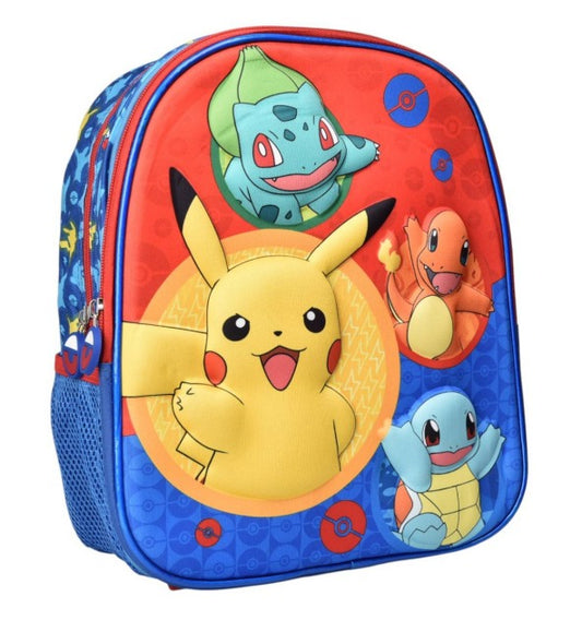 Morral Escolar Pequeño Pokemon