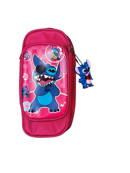 Cartuchera Escolar Doble Cremallera Stitch